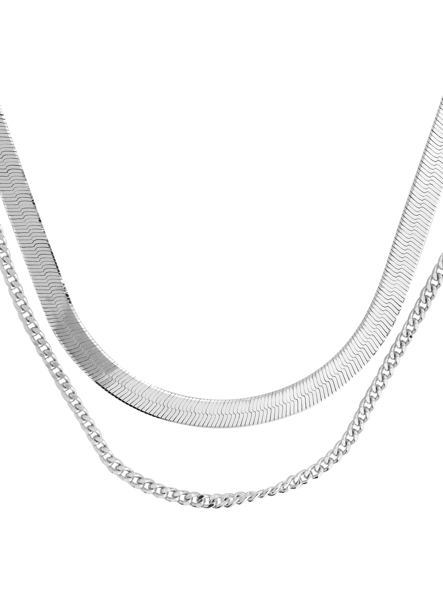 Summa necklace 02 silver